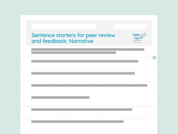 sentence starters for narrative 